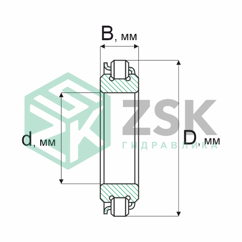 Роликовые подшипники Роликовые подшипники радиальные сферические Подшипник 502218 90х143х30 502218
