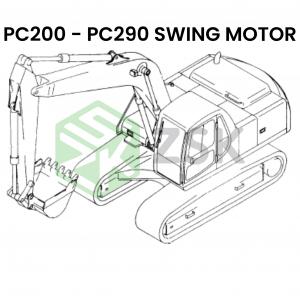 PC200 - PC290 SWING MOTOR