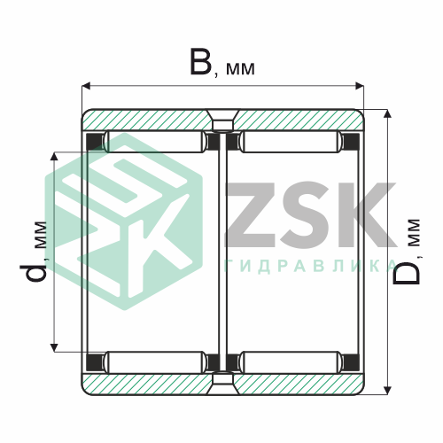 Игольчатые подшипники Игольчатые подшипники (ГОСТ) Подшипник 6974919 110х130х63 6974919