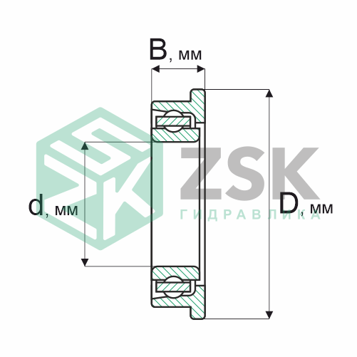 Шариковые подшипники Радиально-упорные шарикоподшипники Подшипник 616059 9.5х17.5х4 616059