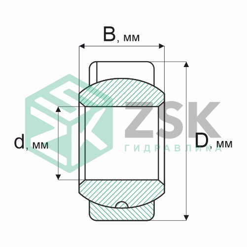 Шарнирные подшипники Шарнирные подшипники ГОСТ Подшипник ШМП45 45х70х32 ШМП45