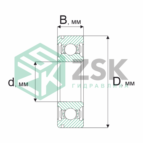 Шариковые подшипники Радиальные сферические шарикоподшипники Подшипник 750302 15х42х13 750302