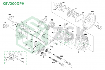 Kawasaki K5V200DPH